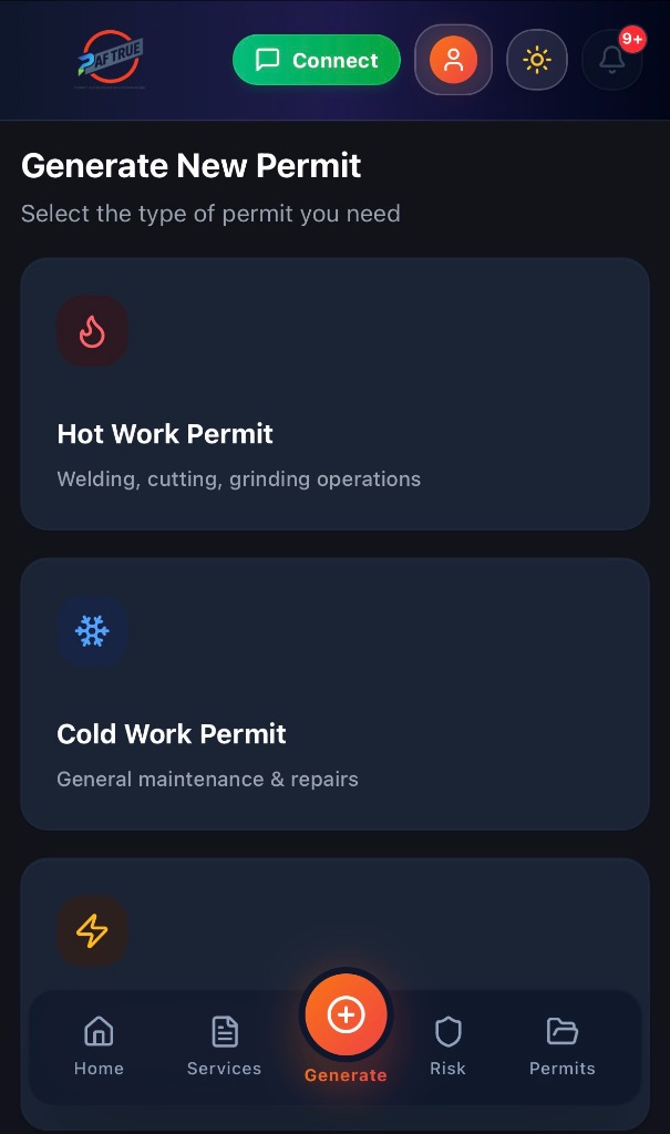 Generate Permit Screen